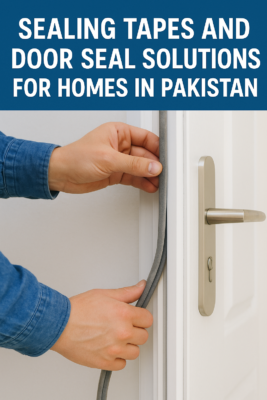 Sealing tapes and door seal strips for windows and doors in Pakistan – energy saving and dust protection solutions