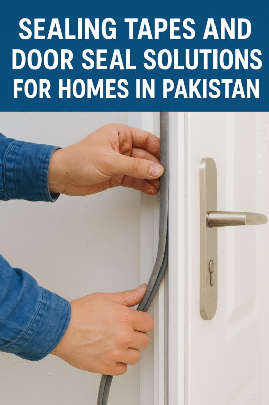 Sealing tapes and door seal strips for windows and doors in Pakistan – energy saving and dust protection solutions