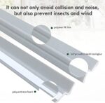 Fixus weather stripping for windows – dust, draft, and sound protection