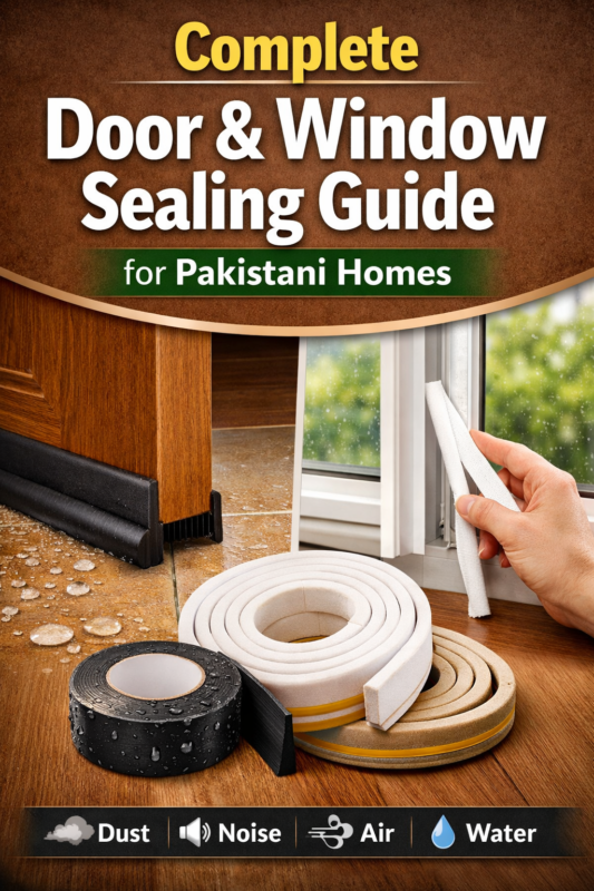 Complete Door & Window Sealing Guide for Pakistani Homes