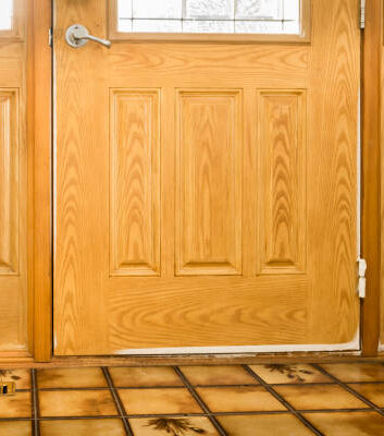 How to stop dust entering through doors in Pakistani homes