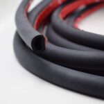 D type rubber seal tape for automotive door sealing
