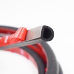 Rubber seal D type for weather stripping on cars doors and windows