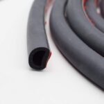 D type rubber seal tape for automotive door sealing