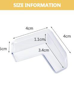 Alternative view of L-Shaped Baby Corner Protectors – Soft Silicone Child Safety Guards (4 Pcs)