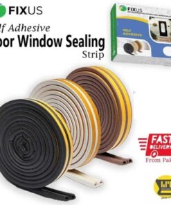 Foam Door Seal – FIXUS Self Adhesive D Type Door Seal for Large Gaps