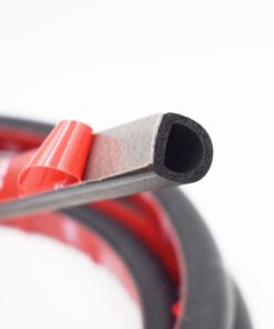 Rubber D Type Weather Strip – Self Adhesive Car & Door Sealing Strip