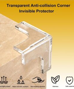 Alternative view of T-shaped baby corner protectors, baby corner guards, child safety corner protectors, silicone corner protectors, baby proofing